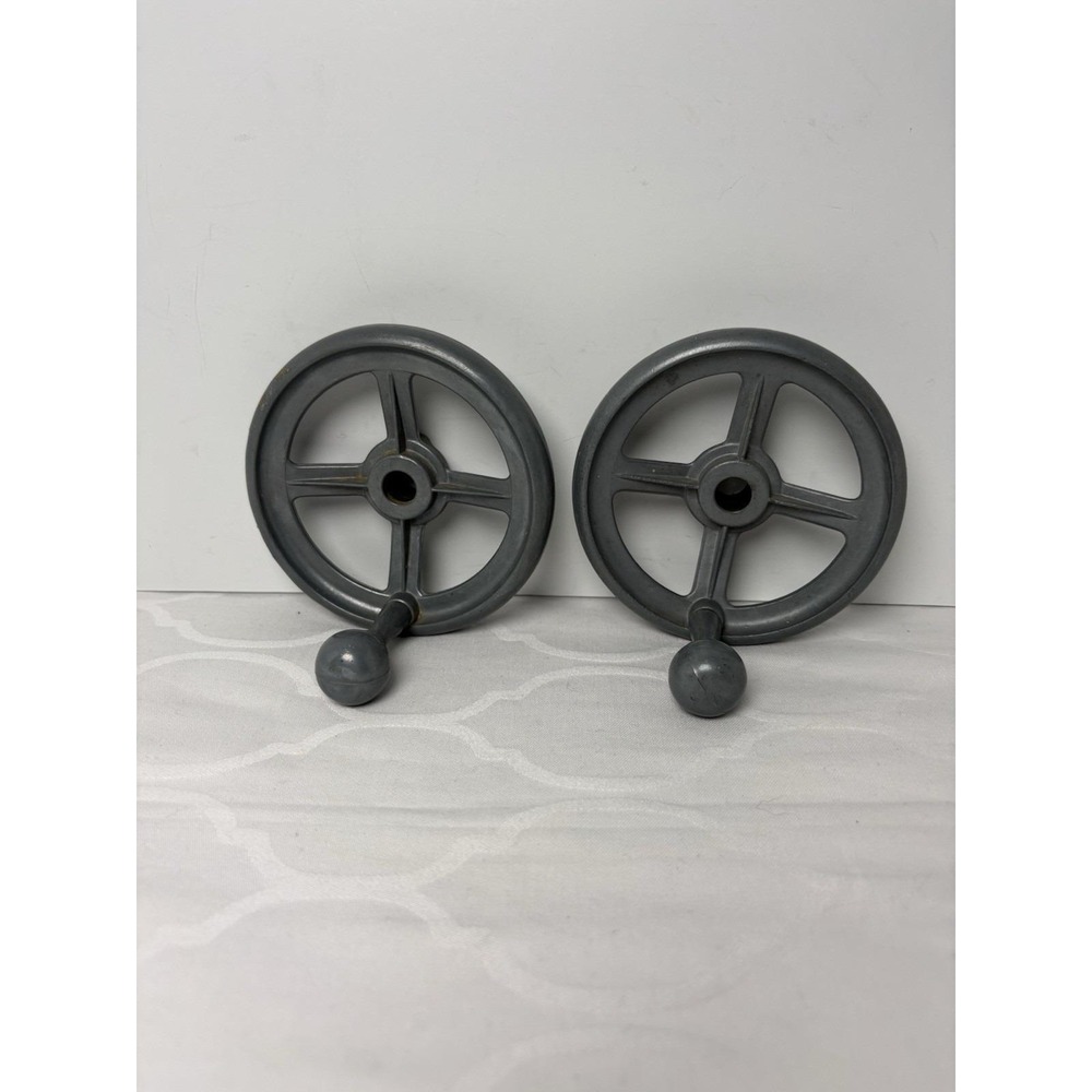 PAIR Craftsman Table Saw Crank Wheel Handles part 186 replaces 806872 or 62689
